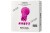 Adrien Lastic Caress - вибратор с крутящимися насадками для стимуляции эрогенных зон, 9х3.2 см (розовый) - sex-shop.ua