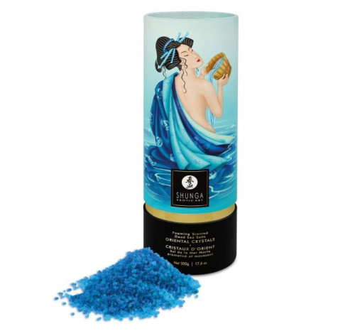 Shunga Oriental Crystals Bath Salts – Ocean Breeze - Соль мертвого моря для ванны, 500 г - sex-shop.ua
