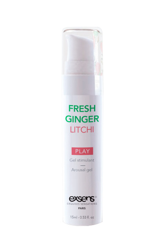 EXSENS Kissable Fresh Ginger Litchi - Стимулирующий гель для клитора и оральных ласк,15 мл (личи)
