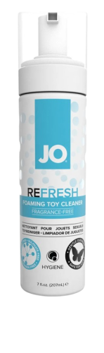 JO Refresh Foaming Toy Cleaner - засіб для очищення секс іграшок, 207 мл