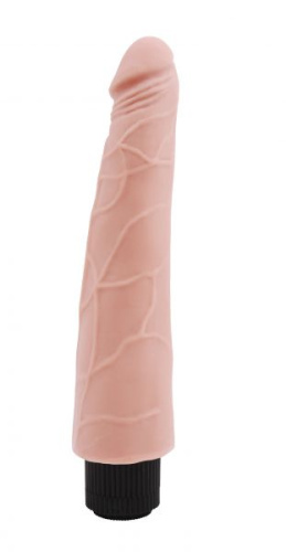Chisa - T-skin ReaL Flirtation - Реалістичний вібратор, 24х5.5 см (тілесний)