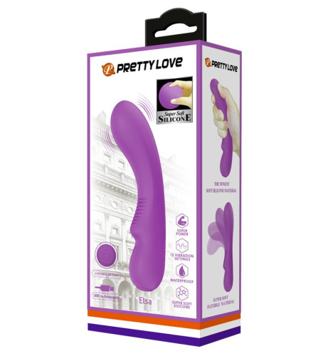 Pretty Love Elsa Vibrator Purple - Вибратор, 19,5 см (фиолетовый)