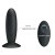 LyBaile Pretty Love Remote Control Vibrating Plug Black - Анальна пробка с вибрацией, 11х3.3 см (черный)