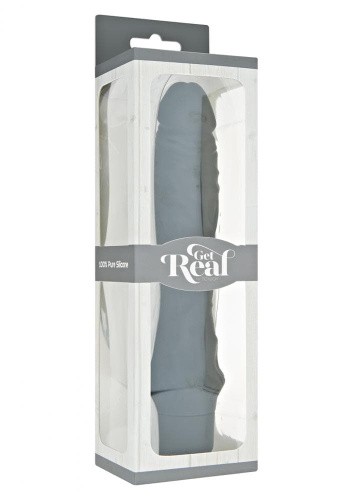 Get Real Classic Large - Вибратор, 25Х4.5 см (черный) - sex-shop.ua