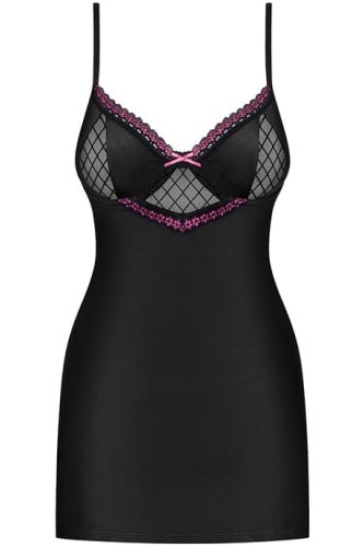 Милая эротическая сорочка Obsessive 819-CHE-1 (S/M)