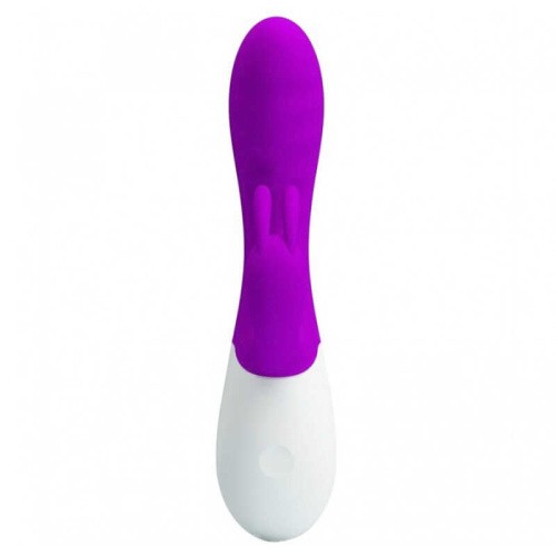 Pretty Love Vibrator Flirtation - Вибратор-кролик с крупной головкой, 20х4 см (фиолетовый)