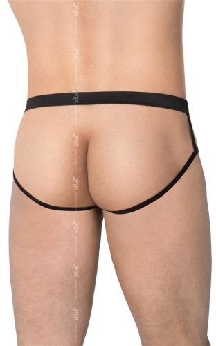 SoftLine Mens Thong 4532 - мужские трусы, S-L (черный)