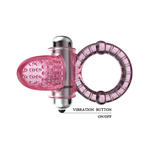 LyBaile Sweet Vibrationg Cook Ring - віброкільце, 6.5х4.2 см (рожевий) - купити в Україні | Секс шоп SEX-SHOP.ua