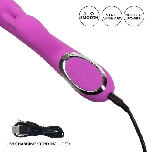 California Exotic Novelties Enchanted Bunny - силиконовый вибратор-кролик, 13.3х3.8 см