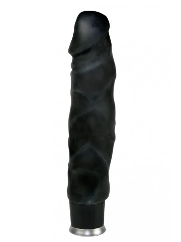 Nature Skin Big Vibe Black - Вибратор, 23х4.5 см (черный)