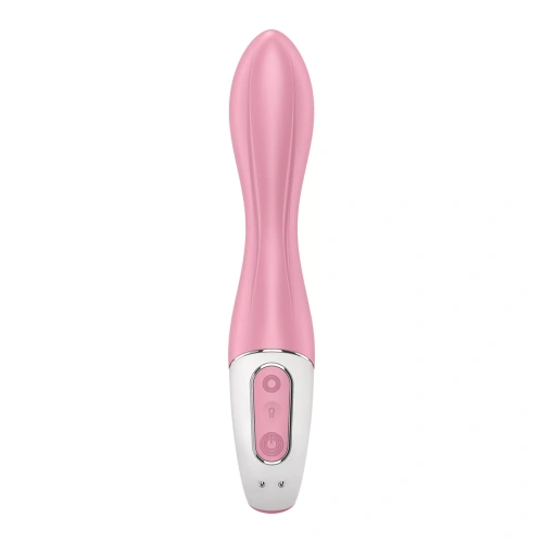 Satisfyer Air Pump Vibrator 2 - Надувний вібратор для оргазму, 20.9х3.8 см (рожевий)