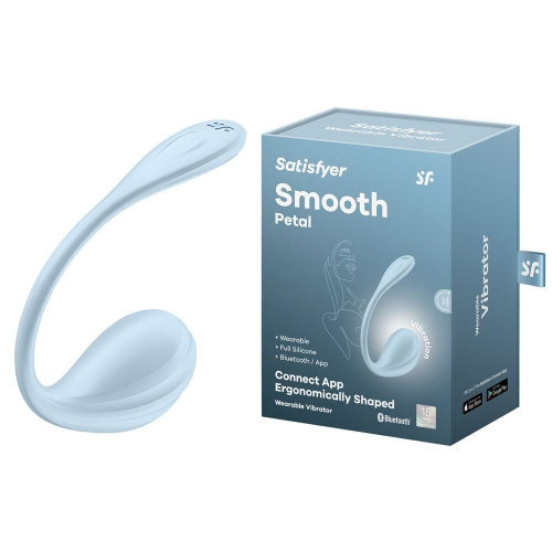 Віброяйце Satisfyer Smooth Petal Connect App - купити в Україні | Секс шоп SEX-SHOP.ua