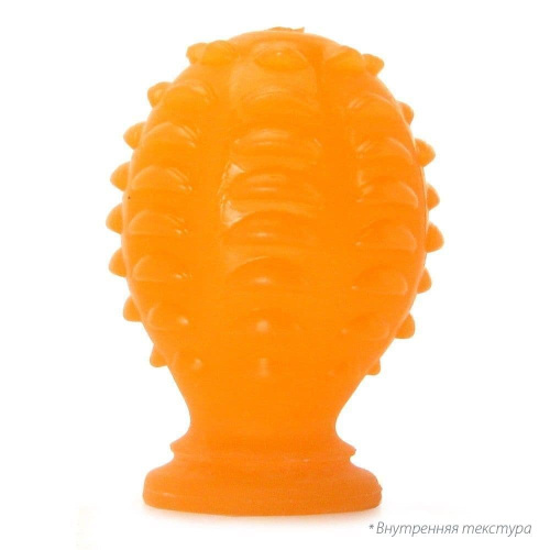 Topco Sales FunZone Juicy Mini Masturbator Orange - мастурбатор-мини, 8х5.4 см - sex-shop.ua