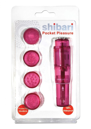 Shibari Pocket Pleasure - Міні стимулятор (блакитний)