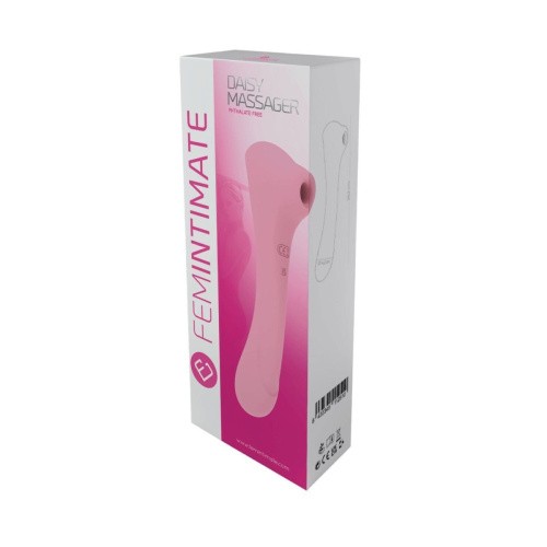 Femintimate Daisy Massager - Вакуумный клиторальный стимулятор, 20.2 см (розовый)
