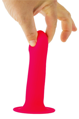 Solid Love Premium Silicone Dildo 7 - Фаллоимитатор термоактивный, 16,5 см (розовый) 