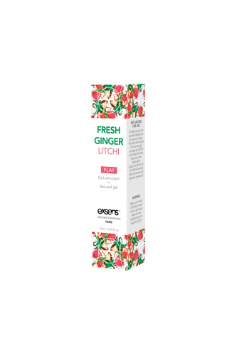 EXSENS Kissable Fresh Ginger Litchi - Стимулирующий гель для клитора и оральных ласк,15 мл (личи)
