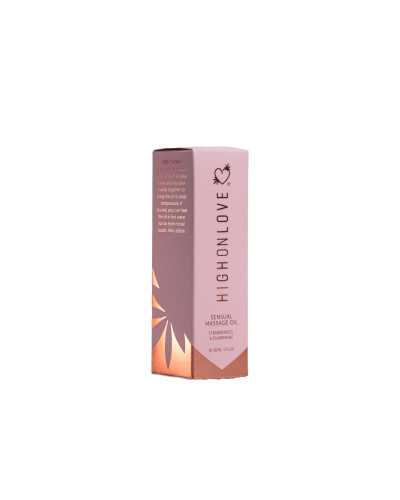 Масло для массажа Sensual Massage Oil, 120 мл (Клубника)