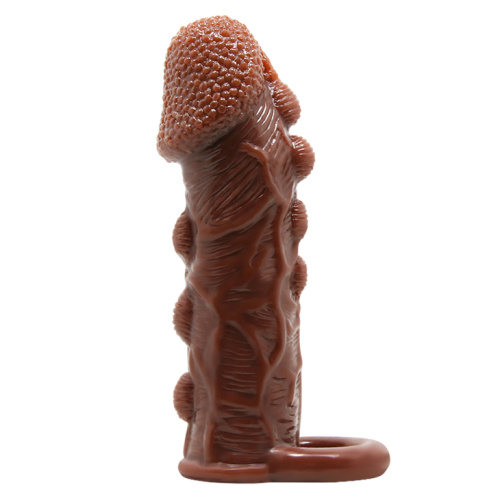 Brave Men Penis Sleeve Flesh - Удлиняющая насадка на пенис, 14 см (телесный)
