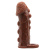 Brave Men Penis Sleeve Flesh - Удлиняющая насадка на пенис, 14 см (телесный)