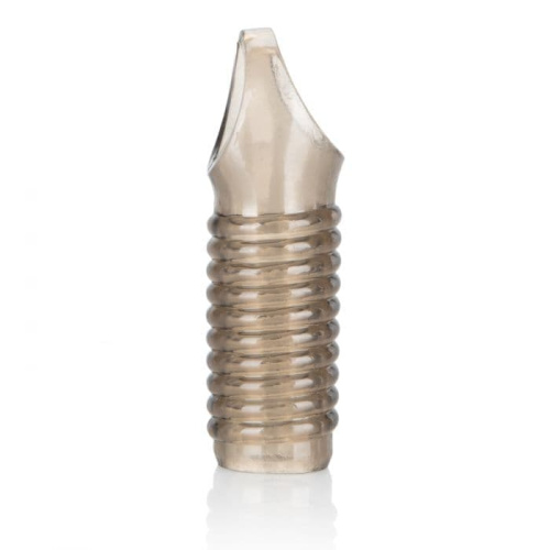 CalExotics Stimulation Enhancer насадка на пеніс, 10.75х3.75 см (сірий) - купити в Україні | Секс шоп SEX-SHOP.ua