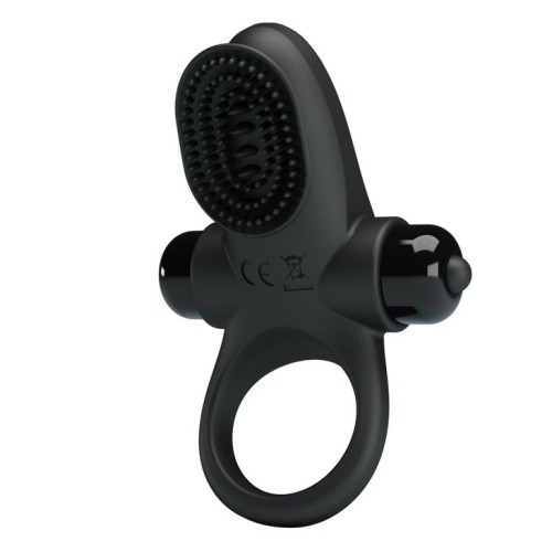 LyBaile Pretty Love Vibrant Penis Ring II Black - виброкольцо, 8.6х3 см (черный)