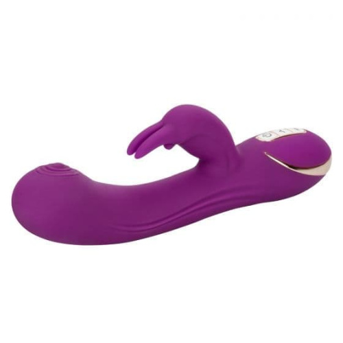 CalExotic Jack Rabbit Signature Silicone Thumping Rabbit - вібратор кролик, 12.8х4.5 см - купити в Україні | Секс шоп SEX-SHOP.ua