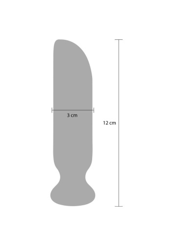 TOYJOY Gracious Buttplug - Анальная вибропробка, 12 см (фуксия)