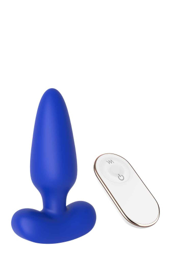 Dream Toys Cheeky Love Remote Anal Plug - Анальная пробка, 12,2 см (синий)