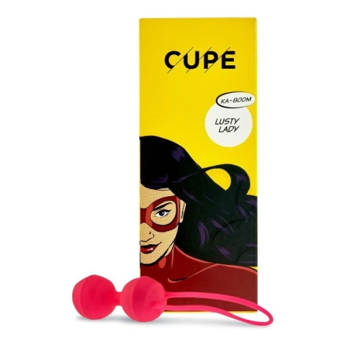 Cupe Lusty Lady - Вагинальные шарики, 7 см (розовый)