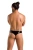 Passion - 033 THONG PAUL black - Сексуальные мужские стринги, XXL/XXXL