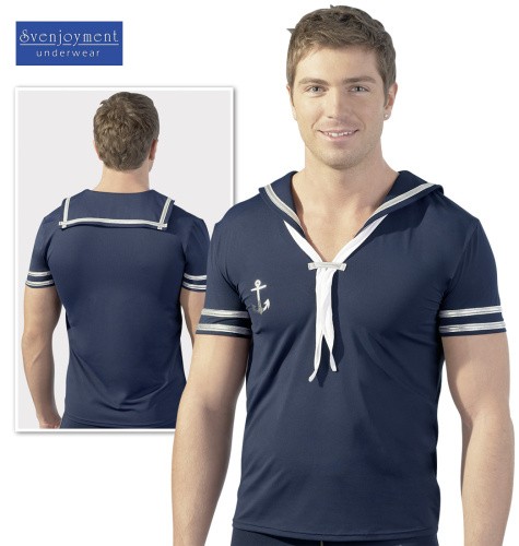Orion - x2160218 Herren Shirt - Мужская футболка моряка, L - sex-shop.ua