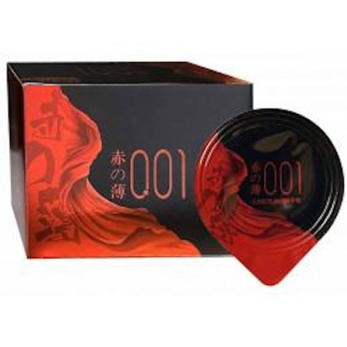 OLO RedBlack - Презервативы ультратонкие, 1 шт - sex-shop.ua