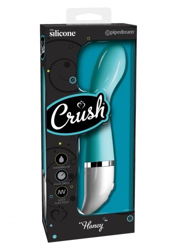 Pipedream Crush Honey Turquoise - вибратор для точки-G, 14х3.8 см