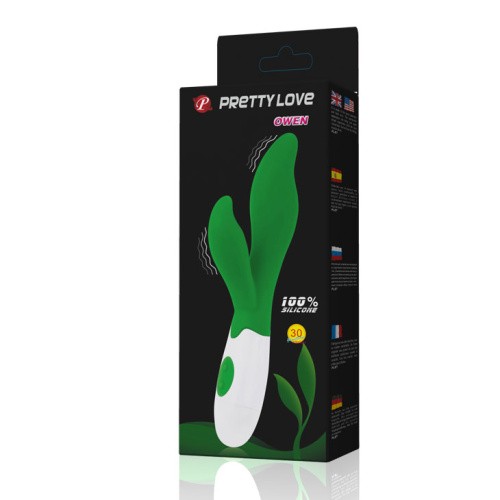 Pretty Love Owen Vibrator - Вибратор, 20 см (зеленый)
