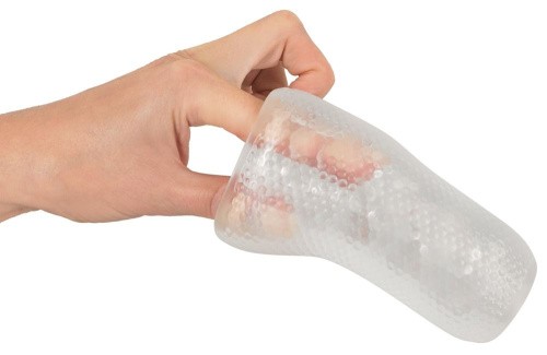 Orion Pocket Masturbator Speed Masturbator - Небольшой прозрачный мастурбатор, 13х5 см