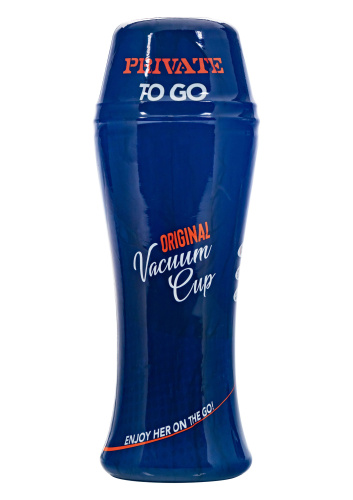 Private Original Vacuum Cup To Go - Вакуумный мастурбатор вагина, 21х7.5 см (телесный) - sex-shop.ua