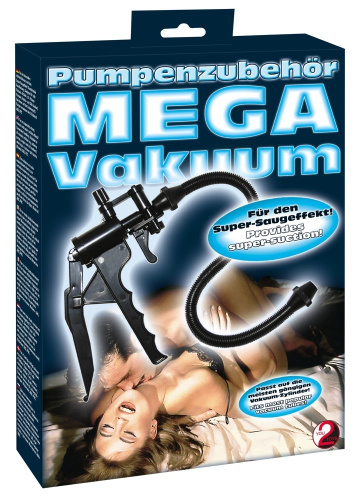 Orion Mega Vakuum Schere - ручной насос для вакуумной помпы (чёрный) - sex-shop.ua