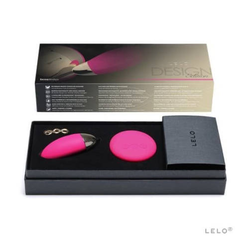 Lelo Lyla 2 Design Edition - виброяйцо с дистанционным управлением, 8х4 см (черный) - sex-shop.ua