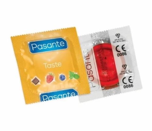 Pasante Taste Strawberry, 1 шт (клубника) - sex-shop.ua