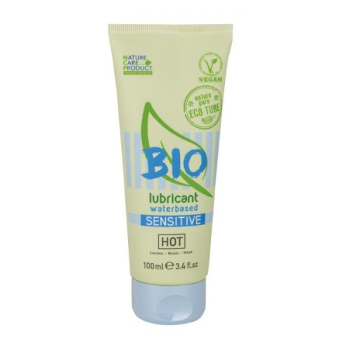 Hot Bio Waterbased Sensitive - лубрикант для нежной кожи, 100 мл - sex-shop.ua