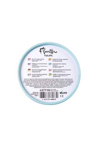 Toyfa Flovetta By Tulips - Набор вагинальных шариков, 5 шт (розовый)