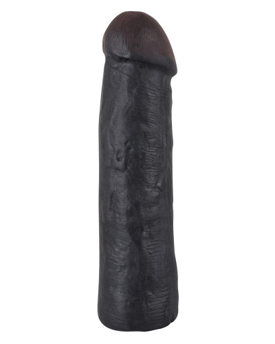 Orion Big Black Penis Sleeve - Насадка на пенис, +2 см (черный) - sex-shop.ua