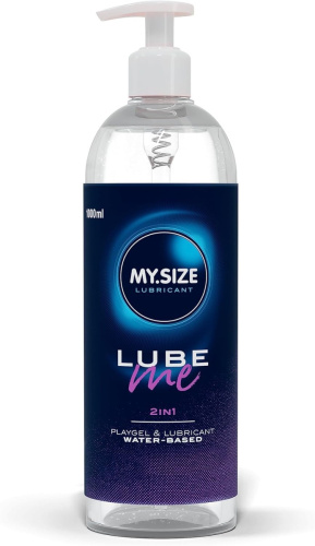 My.Size Lube Me 2in1 - Лубрикант на водной основе, 1000  мл