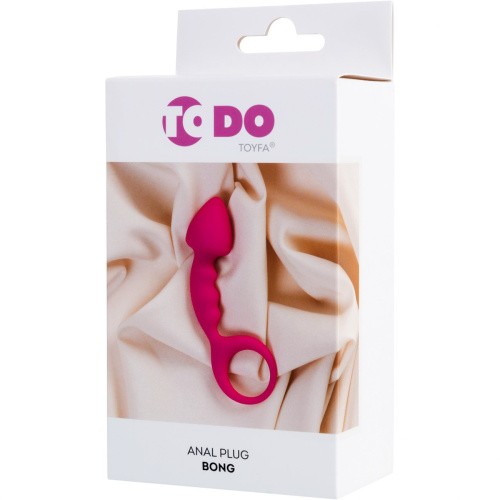 ToDo by Toyfa Bong - Анальна пробка, 12.5х3 см (рожевий) - купити в Україні | Секс шоп SEX-SHOP.ua