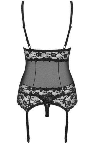 Obsessive Letica corset - сексуальный корсет с трусиками, L/XL