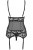 Obsessive Letica corset - сексуальный корсет с трусиками, L/XL
