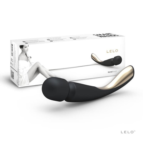 Lelo Smart Wand Medium - Профессиональный массажер, 22х4 см (черный) - sex-shop.ua