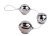 Вагінальні кульки FunZone ViBalls Triple Silver (золотистий)