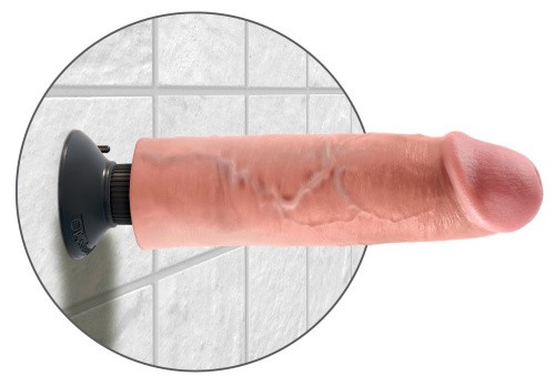 Pipedream Vibrating Cock 10 Inch - Вибратор, 22.8х6.3 см